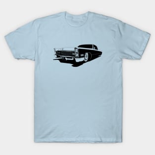 1967 Cadillac Coupe Deville - stylized monochrome T-Shirt